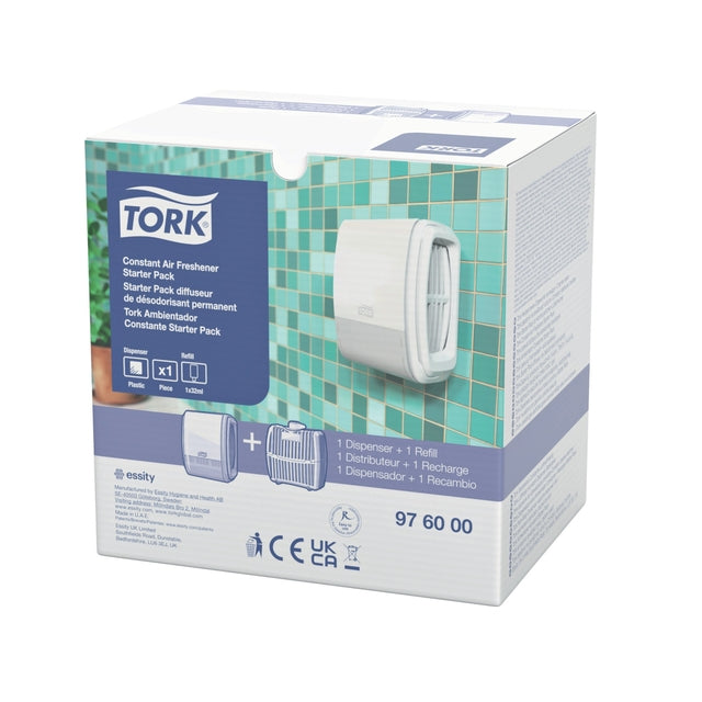 Tork - Distributeur de désodorisant A3 Elevation constante tcolis blanc 976000