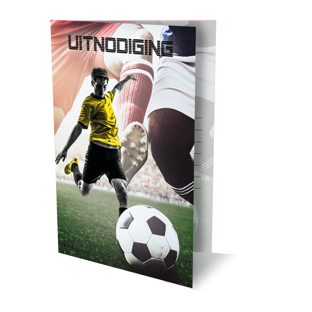 Interstat -  Uitnodiging  voetbal | 6 stuks