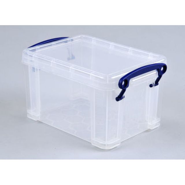 Really Useful -  Opbergbox 1.6 liter transparant wit