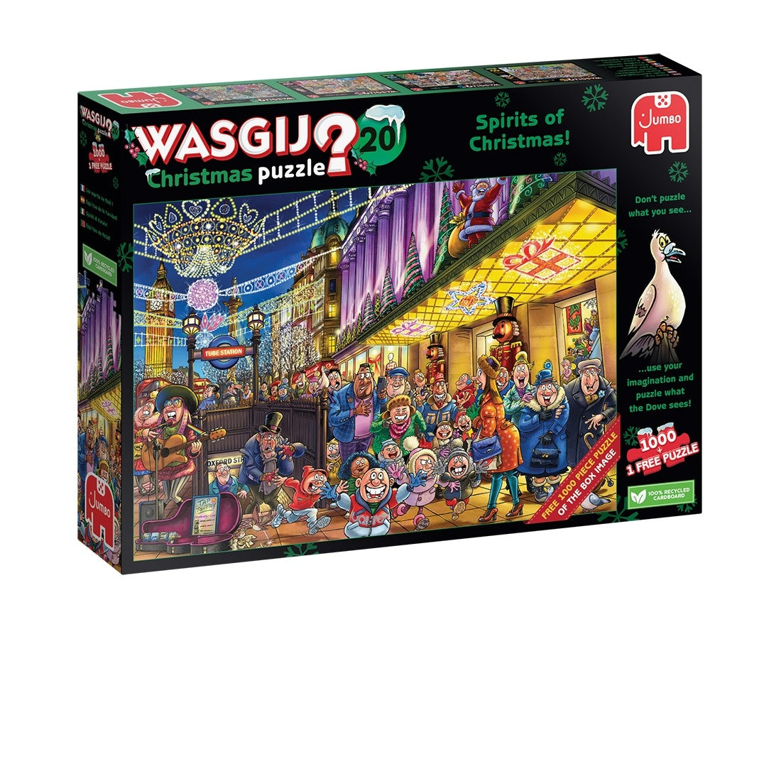 Jumbo - Puzzle Wasgij Noël 20 Les Fantômes de la Foire ! 2x1000 pièces (1 puzzle gratuit)