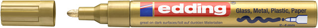 Edding - Paintmarker a base di olio 750 2-4 mm oro creativo