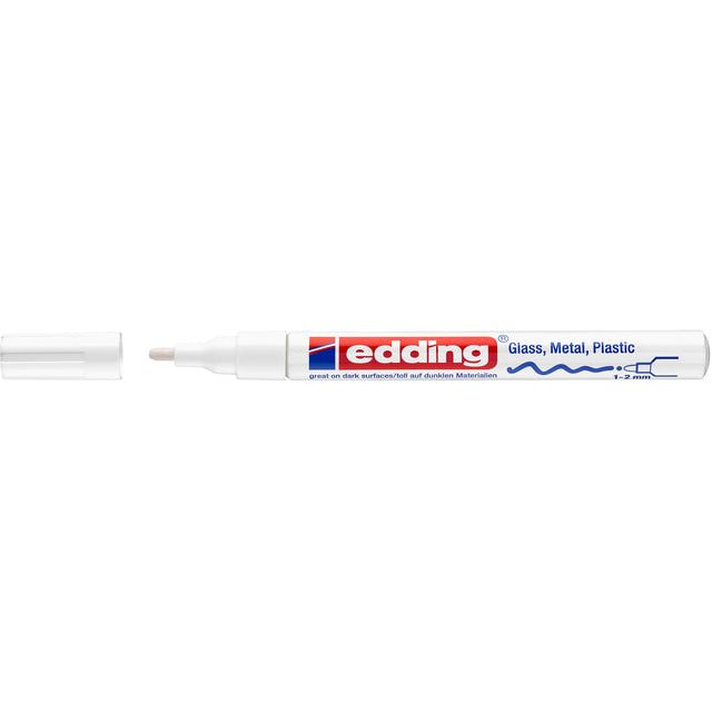 Edding - glanslakmarker e-751 CR wit