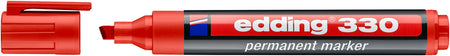 Edding -  Viltstift  330 schuin 1-5mm rood