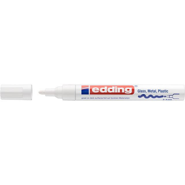 Edding - Glanslakmarker E -750 Cr White