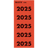 Leitz - Etichetta dorso 2025 rossa 100 pezzi