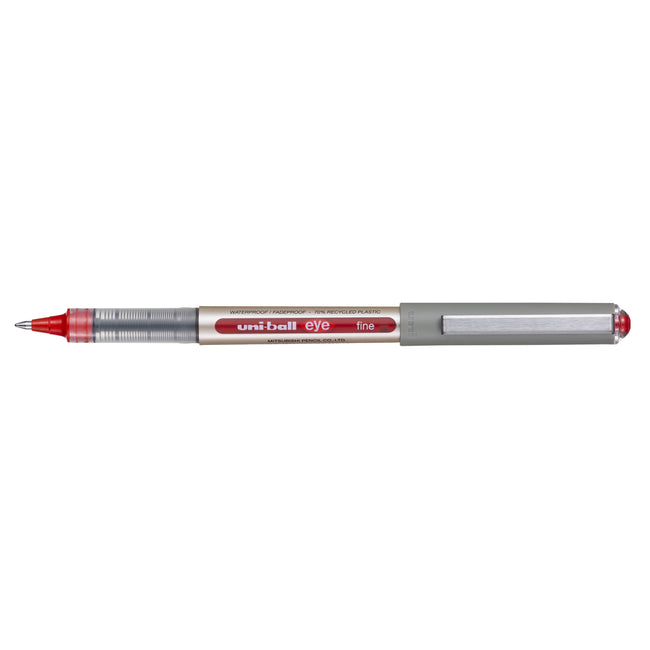 Uni-ball - Penna roller eye eco 157e m rossa | 12 pezzi