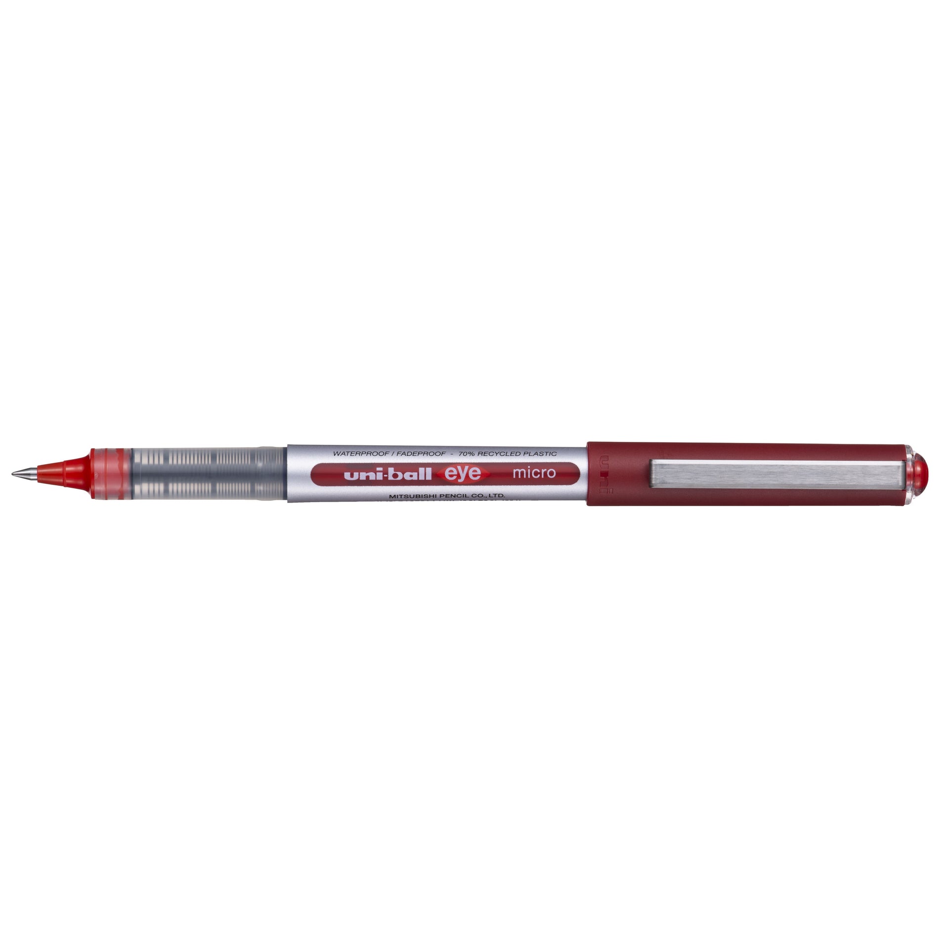 Uni-ball - Penna roller eye eco 150e f rossa | 12 pezzi
