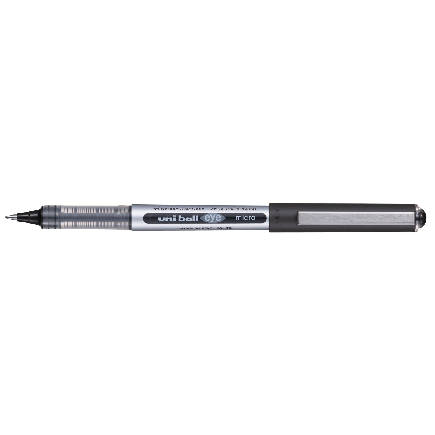 Uni-ball -  Rollerpen Eye eco 150E fijn zwart | 12 stuks
