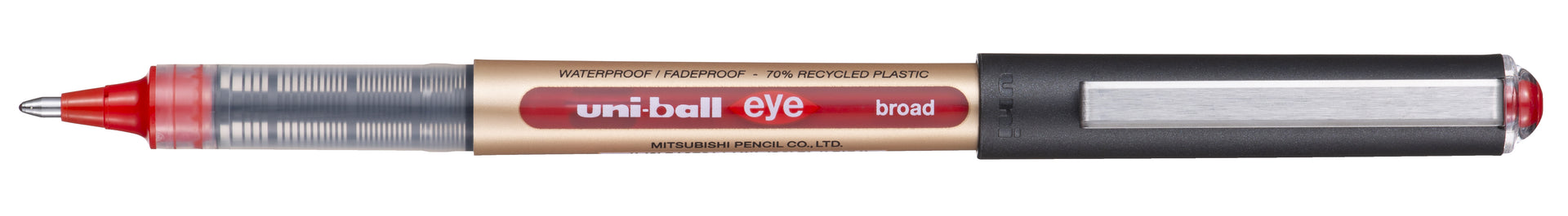 Uni-ball -  Rollerpen eye eco 150e b rood | 12 stuks