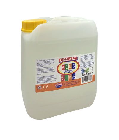 Collall - Tanica lavabile con colla per bambini da 5 litri