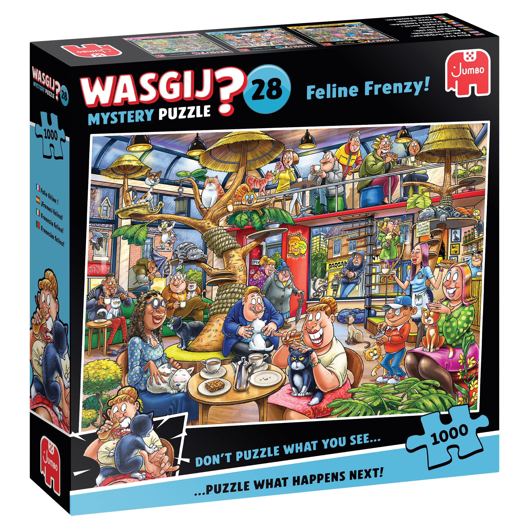 Wasgij - Mistero 28 Frenesia felina! 1000 pezzi