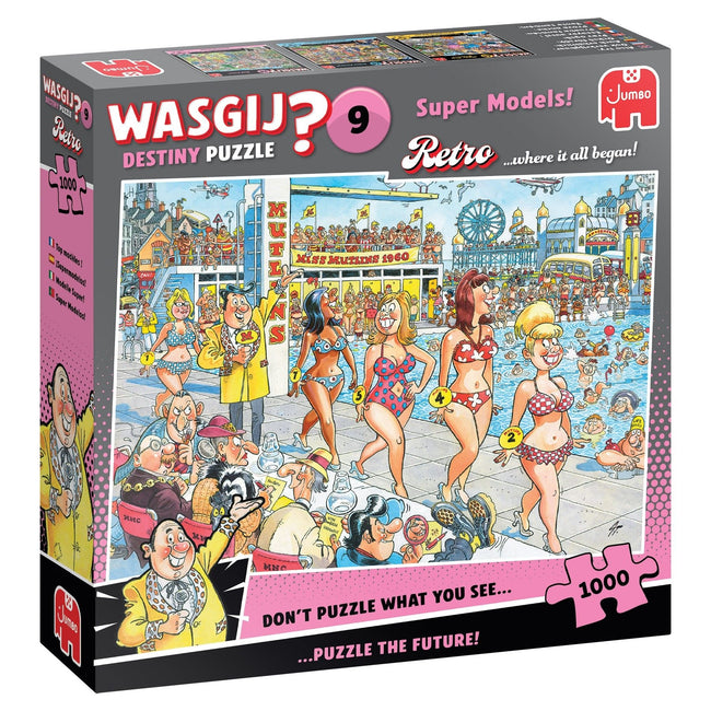 Wasgij -   Retro Destiny 9 Super Models! 1000 st
