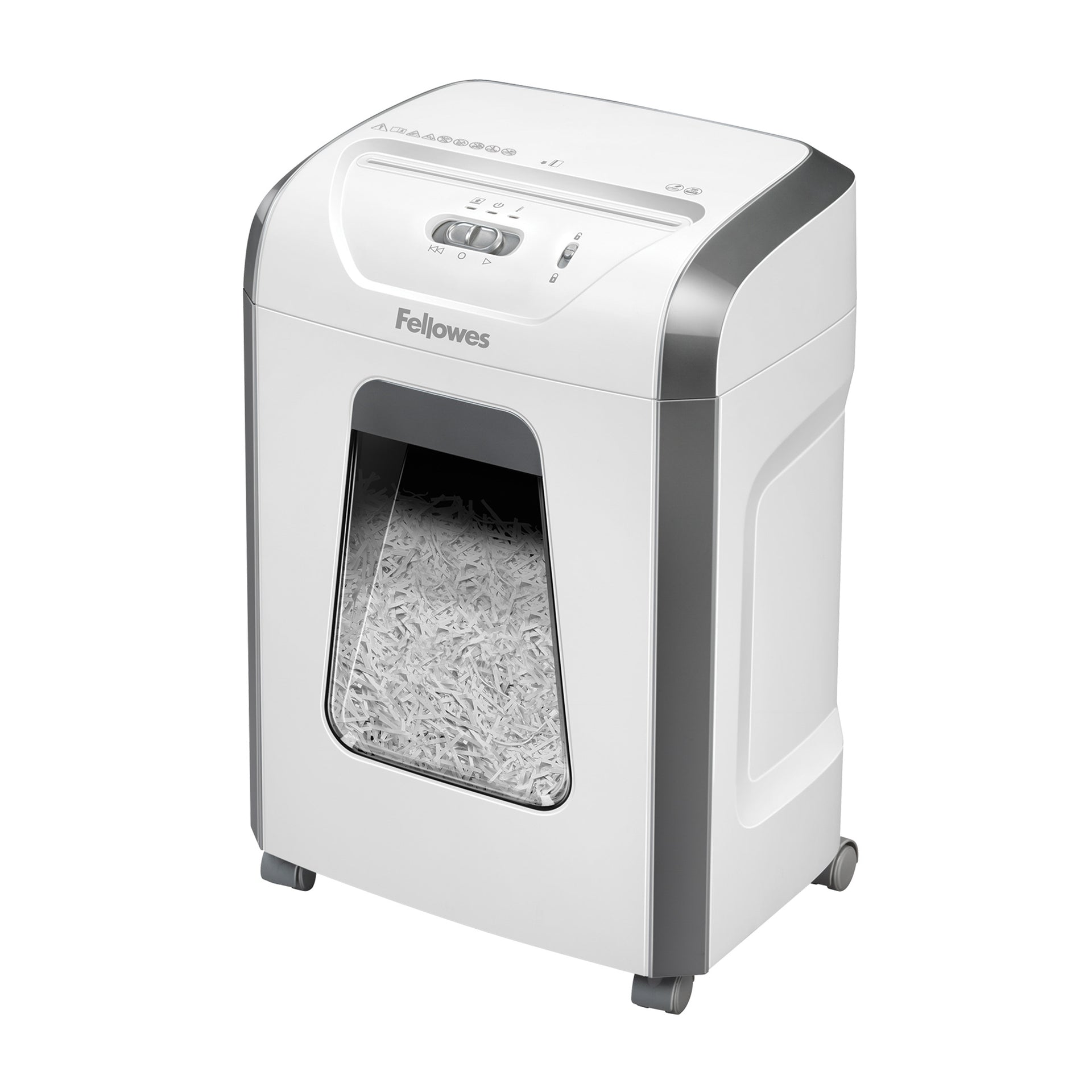 Fellowes - Distruggidocumenti 15c 4x40mm bianco