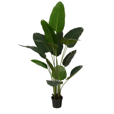 Mica Decorations -  Kunstplant mica bananen boom in pot