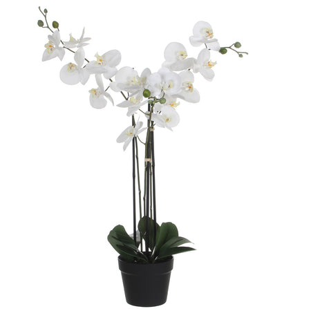 Mica Decorations -  Kunstplant mica phalaenopsis orchidee wit