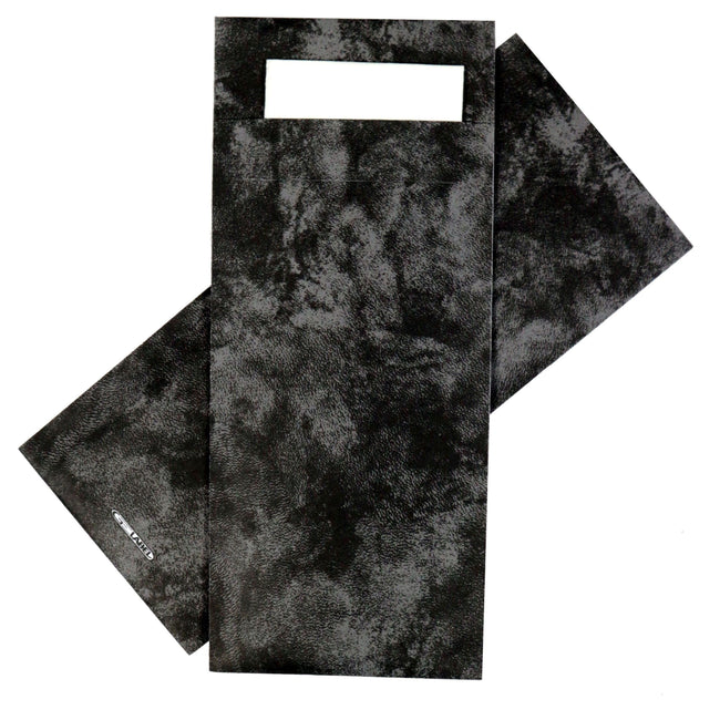 IEZZY traiteur et cate - Sac à couverts iezzy 190x85mm noir marbré