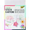 Folia Paper -  Borduurkaarten folia 17.5 x x24.5cm 300gr 40v wit