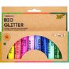 Folia Paper -  Glitterpoeder bio folia rainbow 7gr 10 kleuren | 4 stuks