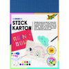 Folia Paper - Embroidery cards Folia 17.5 x x24.5cm 300gr 10 sheets assorted