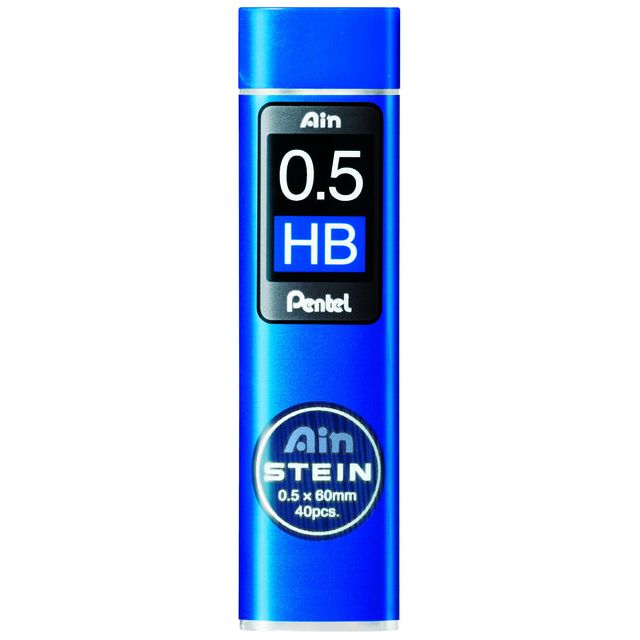 Pentel - Potloodstift pentel ain stein hb 0.5mm koker 40st | 12 stuks