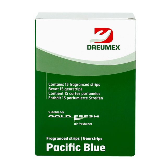 Dreumex - Deodorante per ambienti Gold Fresh Pacific Blue 15 strisce
