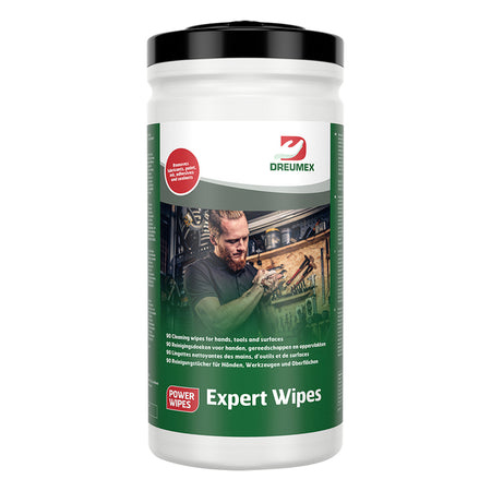 Dreumex - Reinigungstuch Expert Wipes Dose 90 Stück weiß