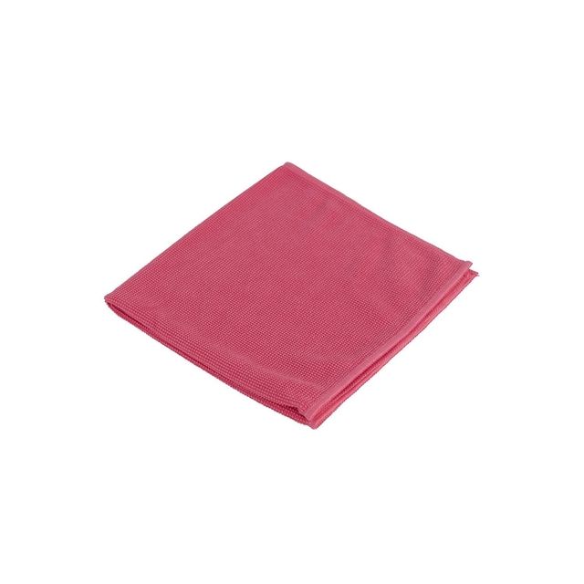Cleaninq - Panno in microfibra professionale 40x40cm rosso 10 pezzi