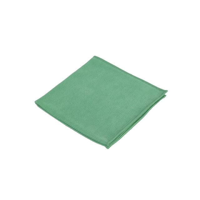 Cleaninq - Panno in microfibra professionale 40x40cm verde 10 pezzi
