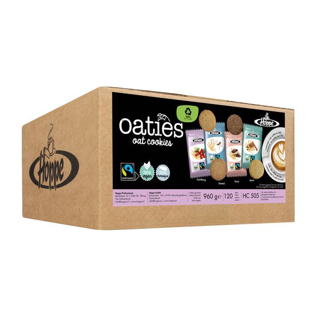 Hoppe - Haverkoek hoppe oaties fairtrade koekjesmix