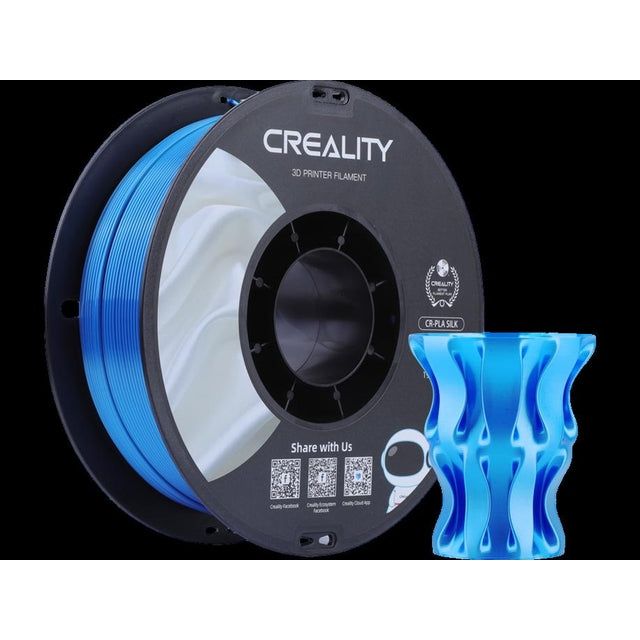 CRÉCESITÉ - CRIALITY FILAMENT 3D PLA 1,75 mm de soie bleu 1kg