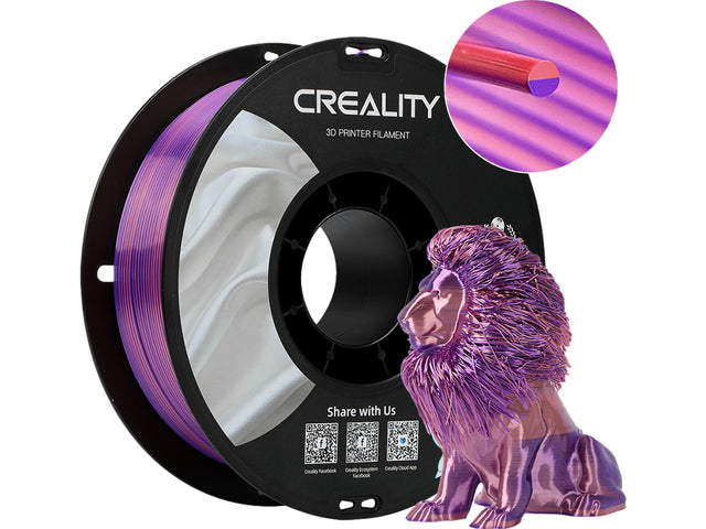 CRÉCESITÉ - CRIALITY FILAMENT 3D PLA 1,75 mm de soie rose PRS 1kg