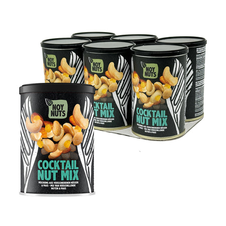 NoyNuts -  Cocktailnoten  mix blik 100 gram | 6 stuks