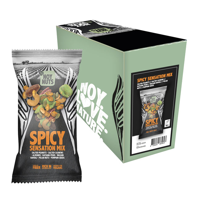 NoyNuts - Noten noynuts spicy sensation mix zak 45 gram | 12 stuks