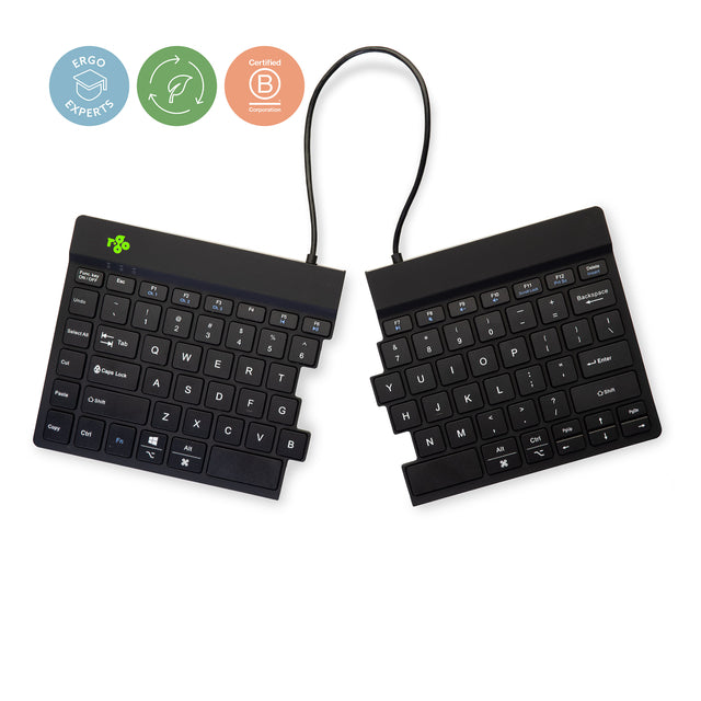 R-Go tools - R-Go Split Break ergonomisch Bluetooth toetsenbord, qwerty, zwart