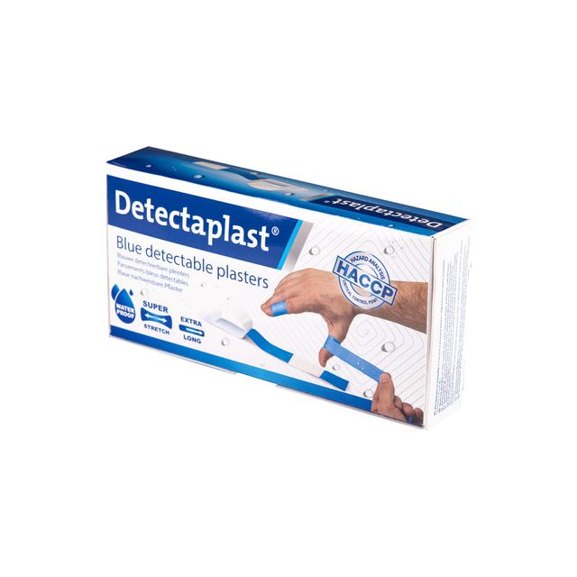 Detectaplast - Waterafstotende bl pleister deteclast 180x20mm