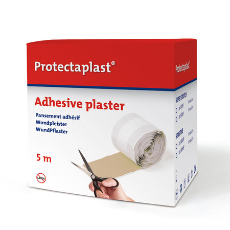 Protectaplast - Elastic plaster Proteclast brown on a roll 6cmx5m