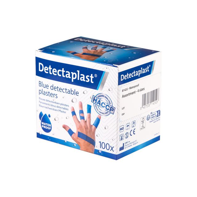 Detectaplast - Universal pleister, assorti afmetingen, pak van 100 stuks