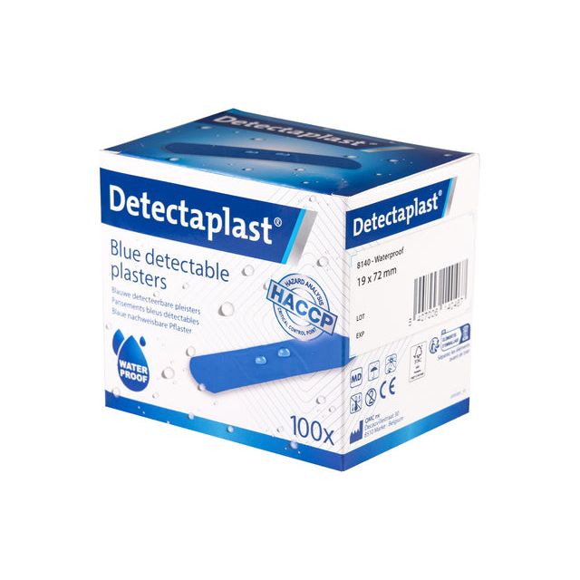 Detectaplast - Universal pleister, ft 19 x 72 mm, pak van 100 stuks