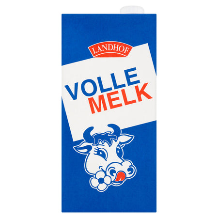 Landhof -  Melk  vol houdbaar pak 1 liter | 12 stuks