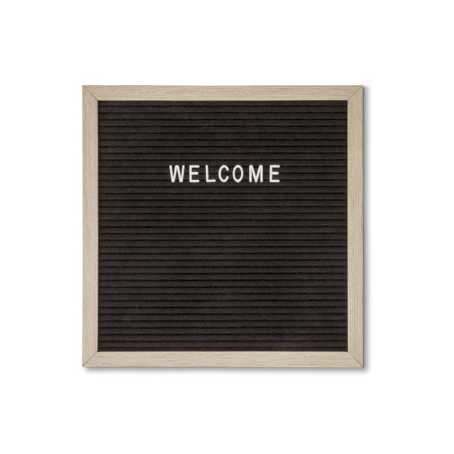 IEZZY horeca en cate - Letterbord zwart 30 x 30 cm