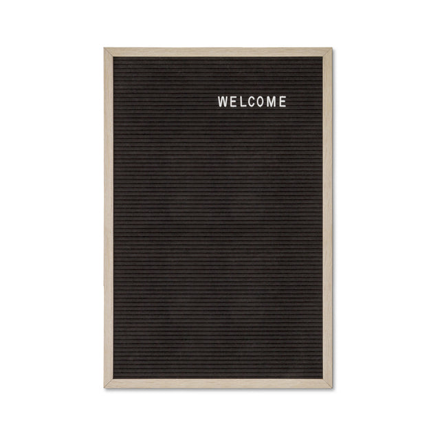 Izzy Horeca und Cate - Letterboard Black 40 x 60 cm | 6 Stücke