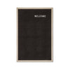IEZZY catering e cate - Lavagna per lettere 40x60 cm in legno naturale