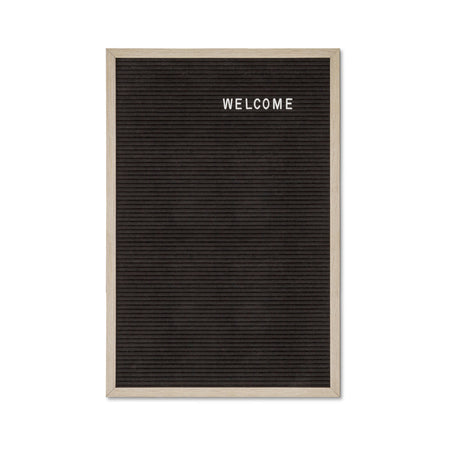 IEZZY catering e cate - Lavagna per lettere 40x60cm legno naturale | 6 pezzi