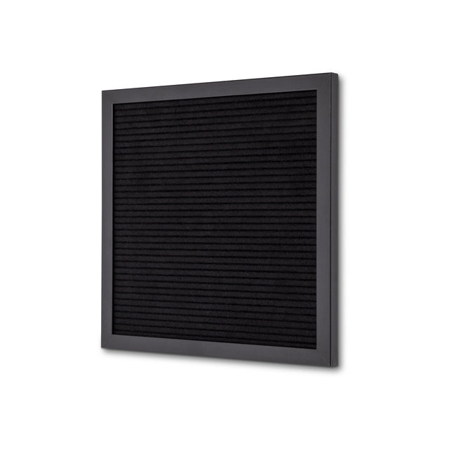 Izzy Horeca und Cate - Briefboard Black 30 x 30 cm mit schwarzem Rahmen | 8 Stücke