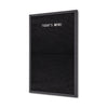 IEZZY catering and cate - Letter board 40x60cm black wood