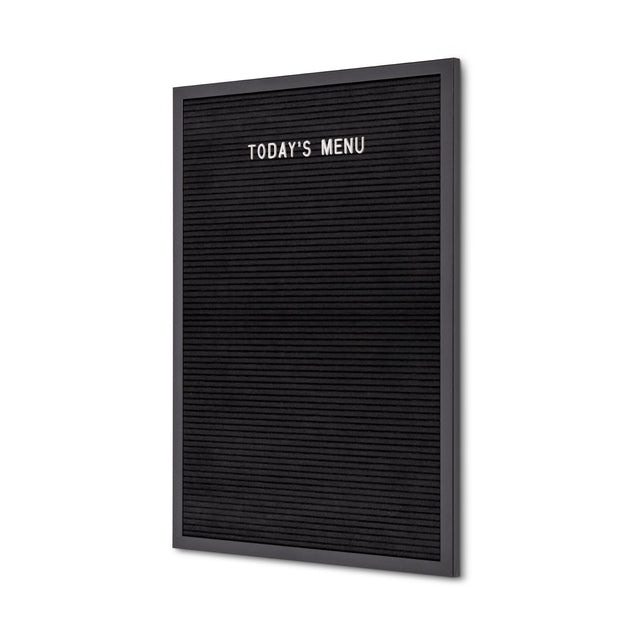 IEZZY catering e cate - Lavagna per lettere 40x60 cm in legno nero