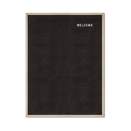 Quantore - Lavagna per lettere 60x80 cm in legno naturale