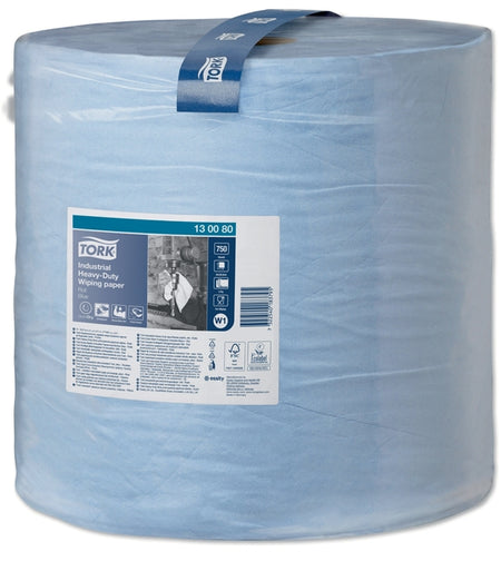 Tork -  Poetspapier w1 industrial premium blauw