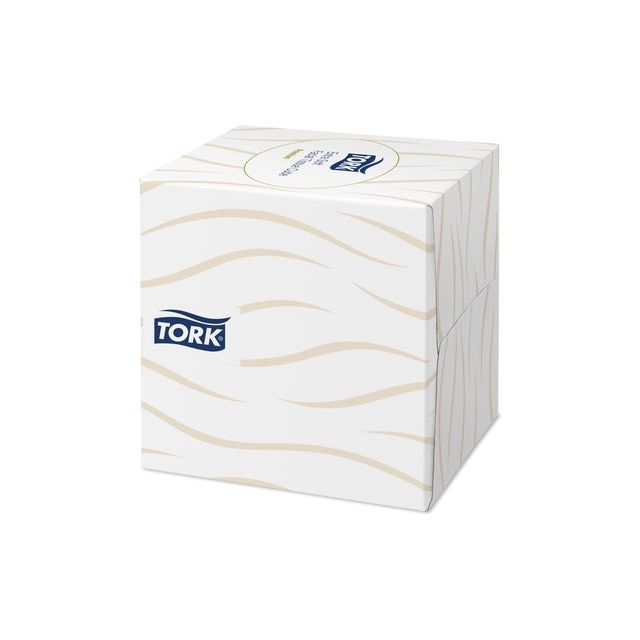 Tork - tissues voor gezicht, extra zacht, 2-laags, 100 tissues per doosje