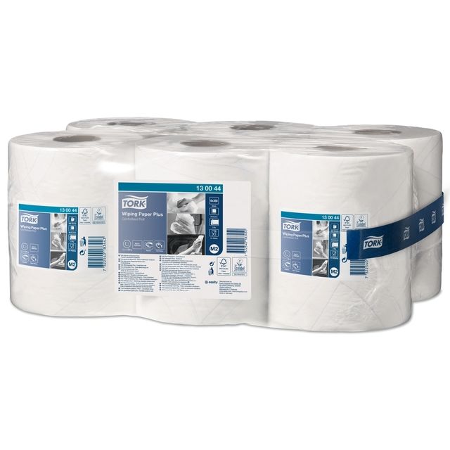 Tork -  Poetspapier M2 Plus 2-laags 125m wit 130044